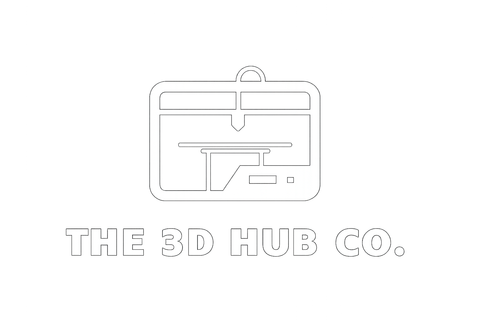 THE 3D HUB Logo